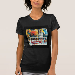 Art Deco Boston Swan Boats T-Shirt