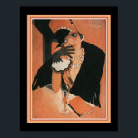 Art Deco Bristol Tanz Club 1922 Poster<br><div class="desc">Art Deco,  Bristol Dance Club drucken ca. 1922 von Jorge Barradas. 11x14 hier gezeigt. In anderen Größen erhältlich.</div>
