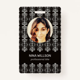 Art Deco Business-ID Ausweis