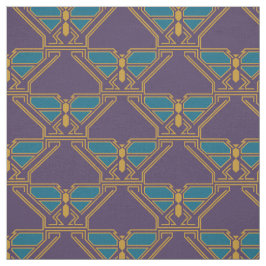 Art Deco Butterflies Stoff