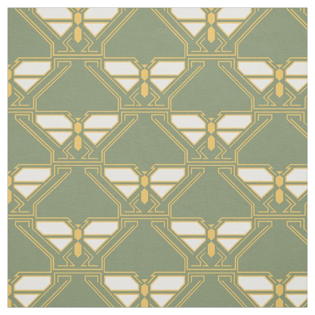 Art Deco Butterflies Stoff (Muster)