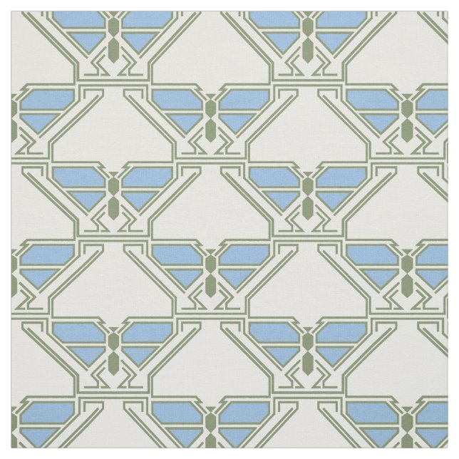 Art Deco Butterflies Stoff (Muster)