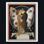 Art Deco Butterfly Couple 16 x 20 Print Poster<br><div class="desc">Joseph Leyendecker's Butterfly Couple Art Deco Print.</div>