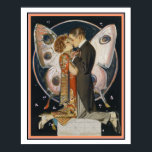 Art Deco Butterfly Couple 16 x 20 Print Poster<br><div class="desc">Joseph Leyendecker's Butterfly Couple Art Deco Print.</div>