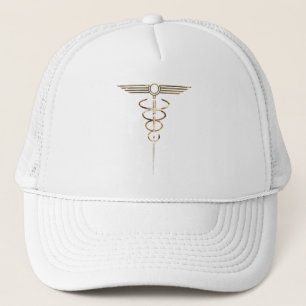 Art Deco Caduceus Truckerkappe