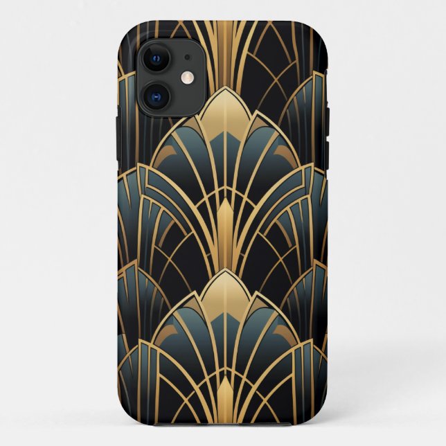 Art Deco Case-Mate iPhone Hülle (Rückseite)