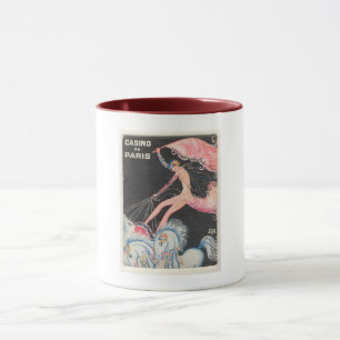 Art Deco, Casino, Paris, Louis Gaudin, Vintage Tasse