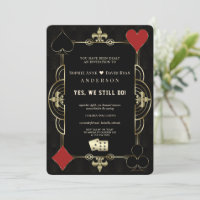 Art Deco Casino Royale Vegas Poker Eheversprechen