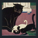 Art Deco Cats Poster<br><div class="desc">Anpassbare Art-Deco-Originale, Gedicht an veränderter Kunst</div>