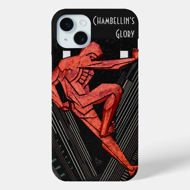Art Deco Chambellan's Glory - Personalisiert Case-Mate iPhone Hülle (Rückseite)