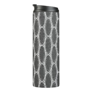 Art Deco Chevron Thermobecher Thermosbecher