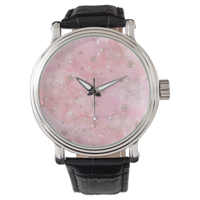Art Deco Christmas Armbanduhr (Vorderseite)