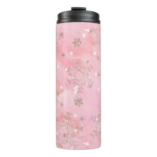 Art Deco Christmas Thermosbecher