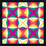 Art Deco Colorful Ristorante La Lanchetta Abstrakt Poster<br><div class="desc">Art Deco Colorful Ristorante La Lanchetta Abstrakte Art</div>