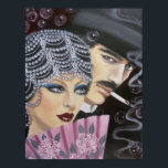 ART DECO COUPLE POSTER<br><div class="desc">Original Acrylmalerei auf Leinwand, ... ... ... ... ... .Ein schönes und charmantes Paar für einen Abend Spaß, wo sie abends tanzen werden. Das ist die Art von Gemälde, die nostalgisch ist und eine Ära der Gaiety und schönen Mode zurückbringt, Frauen waren am elegantesten und weiblich und Männer waren klatschsüchtig...</div>