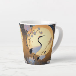 Art Deco Crane 12oz Tasse