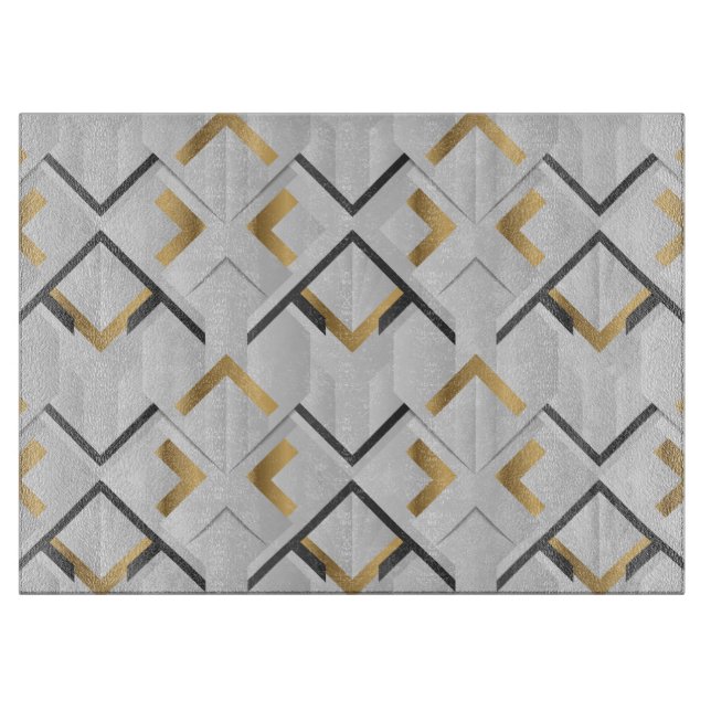 Art Deco Cutting Board Schneidebrett (Vorderseite)