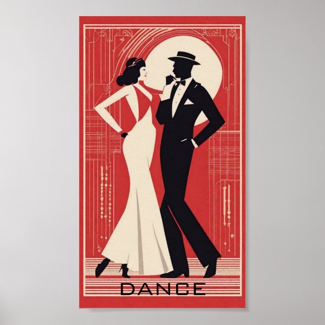 Art Deco Dance Poster (Vorne)