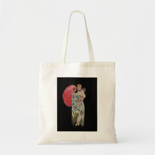 Art Deco Dancing, Vintage Love and Romance Tragetasche