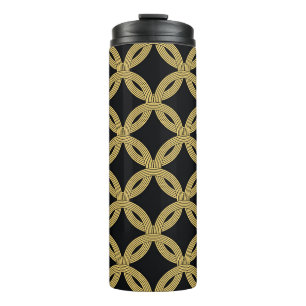 Art Deco Dekoration Nahtlose Ornamente Thermosbecher