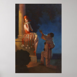 Art Deco Der Vorschlag von Edward Eggleston Poster