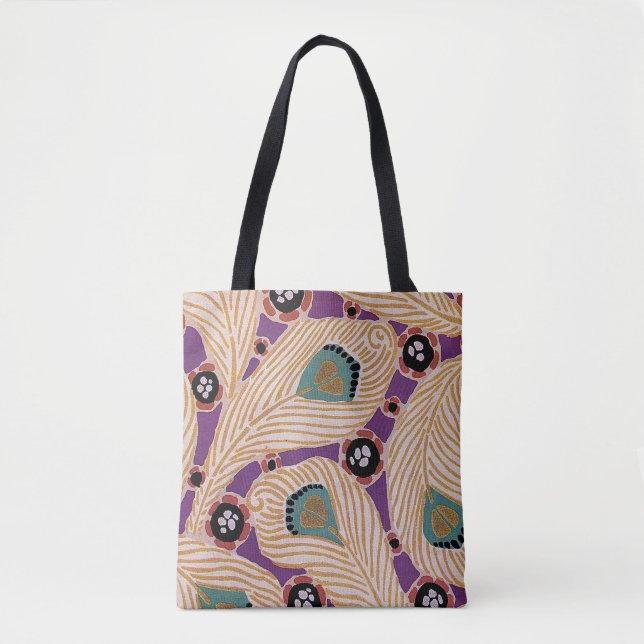 Art Deco Design #1Pfauenfedern (Vorderseite)