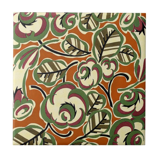 Art Deco Design #5 bei Sunshinedazzle Fliese (Vorderseite)