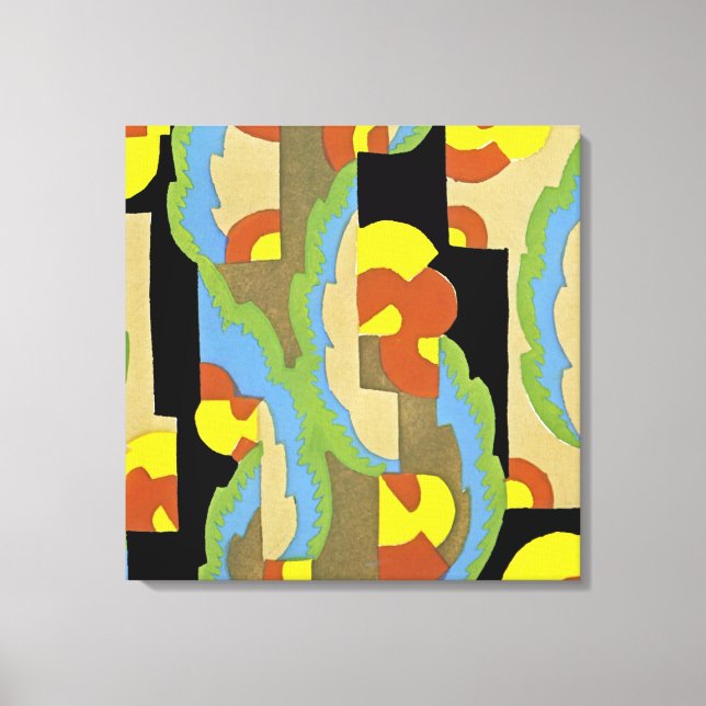 Art Deco Design #9 @ Emporio Moffa Leinwanddruck (Vorderseite)