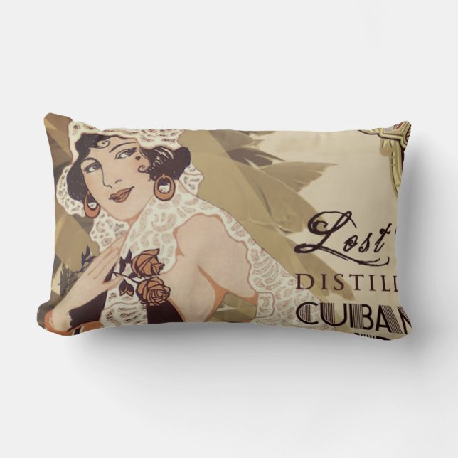 Art Deco Design Akzent Kissen (Vorderseite)