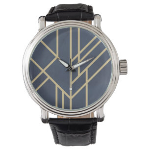 Art-Deco-Design Armbanduhr