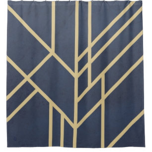 Art-Deco-Design Duschvorhang