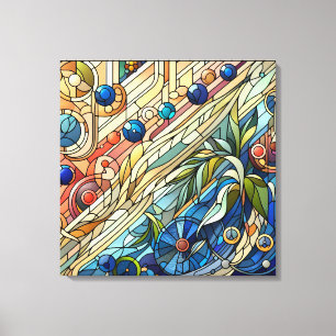Art Deco Design Leinwand Kunst