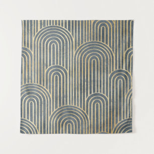 Art Deco Design Luxus geometrisch nahtlos pa Wandteppich