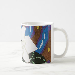 Art Deco Design Nr. 12 White Rose Kaffeetasse