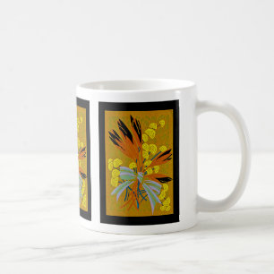 Art Deco Design Nr. 8 Floral mit Bow Kaffeetasse