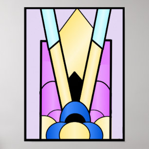 Art Deco Design Poster