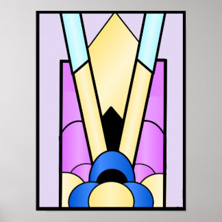 Art Deco Design Poster