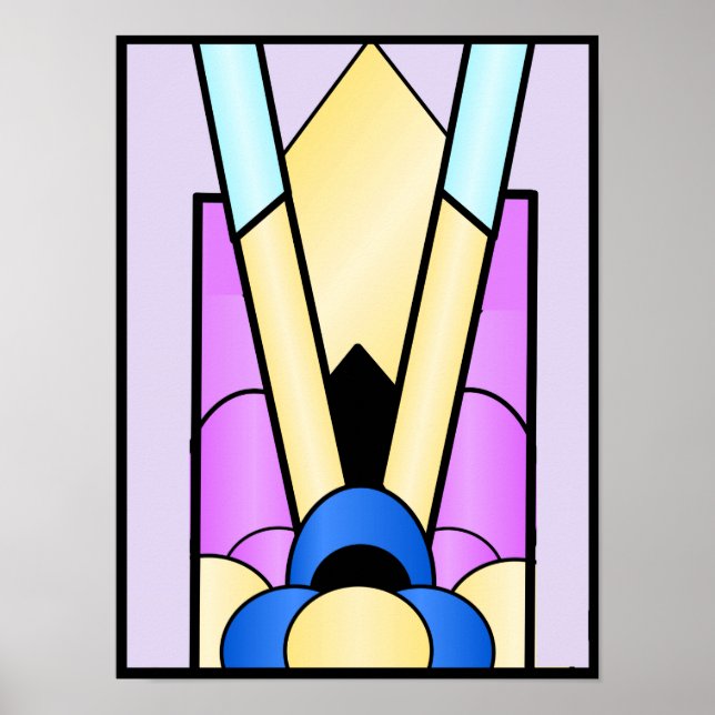 Art Deco Design Poster (Vorne)