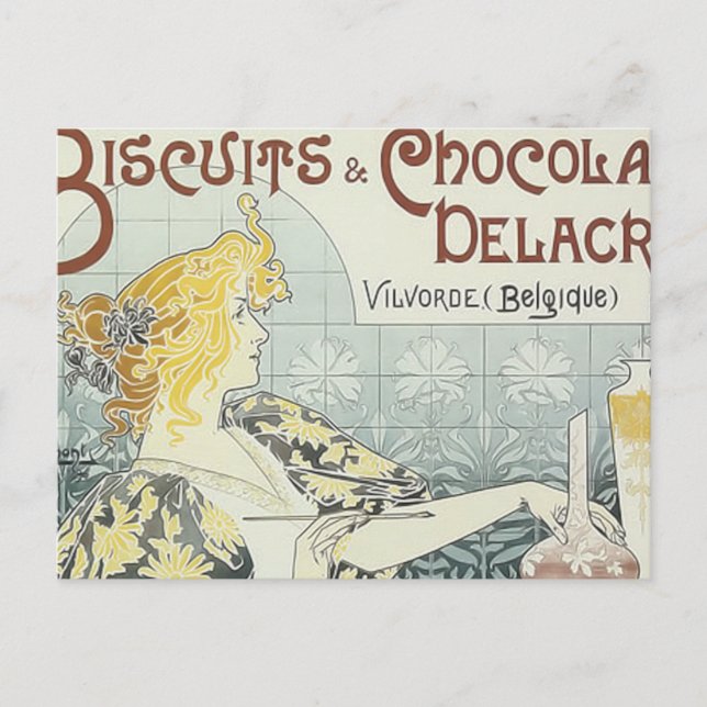 Art Deco Design Postkarte (Vorderseite)