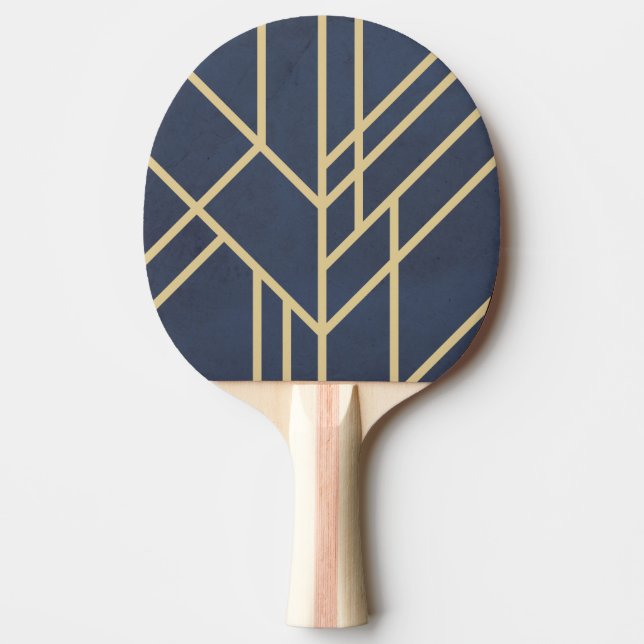 Art-Deco-Design Tischtennis Schläger (Vorderseite)