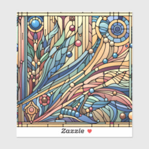 Art Deco Design Vinyl Sticker