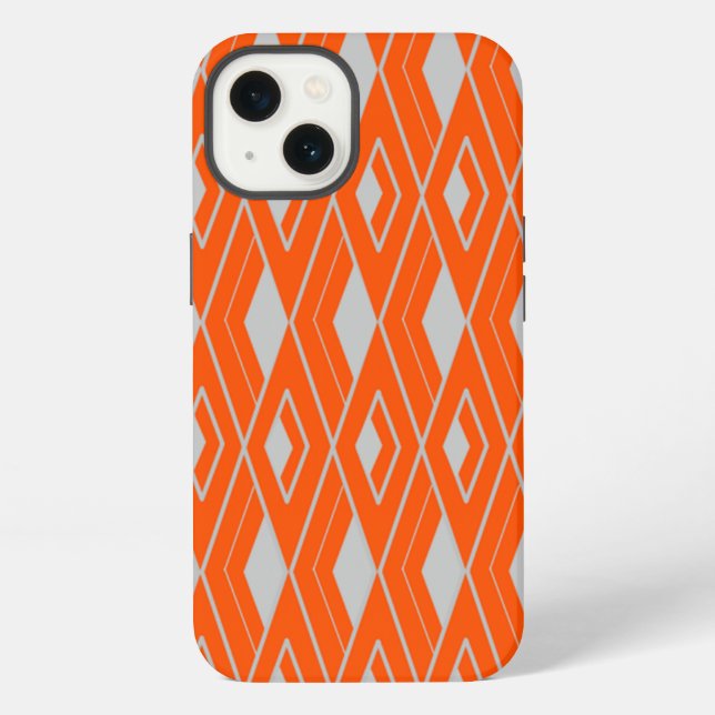 Art Deco Diamantformen  iPhone Hülle (Rückseite)