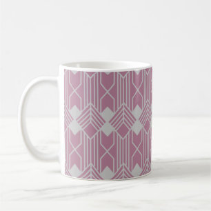 Art Deco Diamond Formen und Linien Kaffeetasse