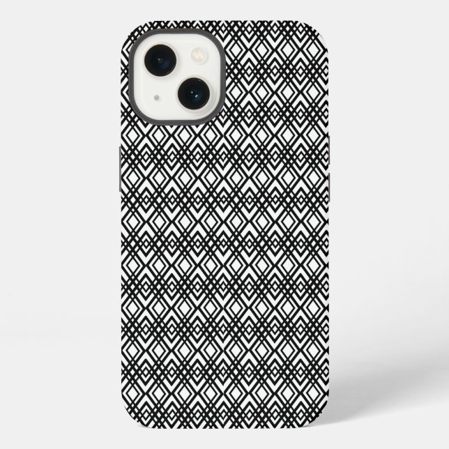 Art Deco Diamonds iPhone Hülle (Rückseite)