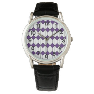 Art Deco Diamonds und Hexagons Armbanduhr