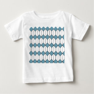Art Deco Diamonds und Hexagons Baby T-shirt