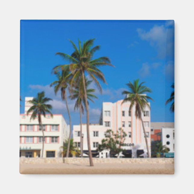 Art Deco District in South Beach Miami Magnet (Vorne)