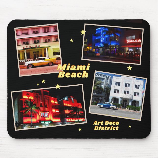 Art Deco District Miami Beach Mousepad (Vorne)
