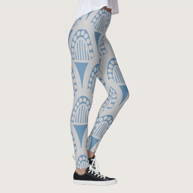 Art Deco Domes Leggings (Rechts)