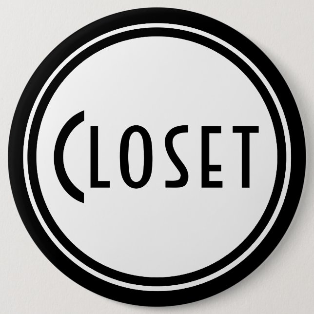 Art Deco Door Plaque Button (Vorderseite)